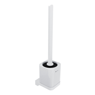 Nimco Maya biela MAB 29094KN-HR-05 Toaletná WC kefa s hranatou rukoväťou