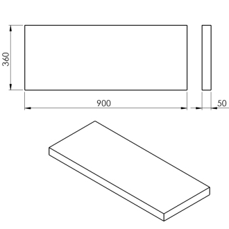 AVICE doska 90x36cm, old wood AV0968