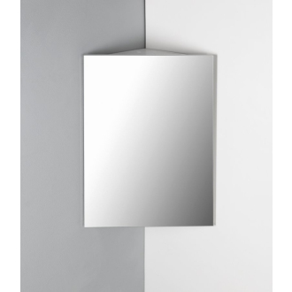 ZOJA/KERAMIA FRESH rohová zrkadlová skrinka 37x72x37cm, biela 50352