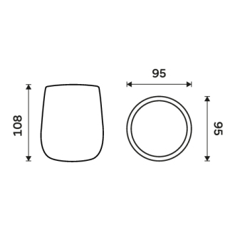Nimco Tabo TA 3158-05 Pohárik na kefky