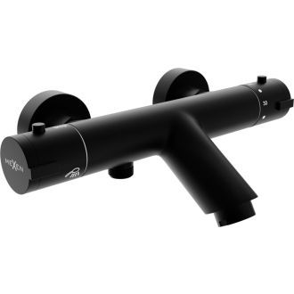 MEXEN KAI Black vaňová batéria-termostatická 77300-70