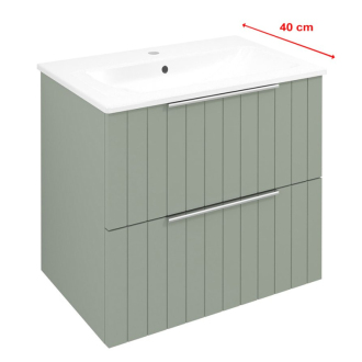 CIRASA umývadlová skrinka 58x54x39cm, verde strip CR592-4444S