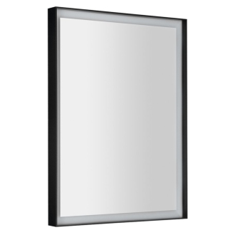 SORT zrkadlo s LED osvetlením 60x80cm, senzor, 2700-6500K, čierna mat ST080S