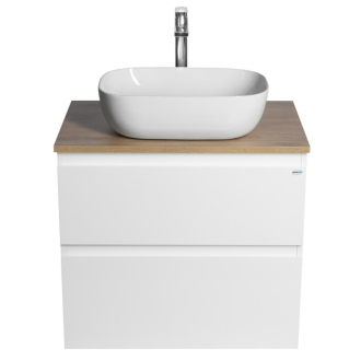 ALTAIR skrinka s doskou 68 cm, biela/dub emporio AI270-02