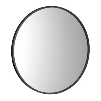 NOTION SLIM okrúhle zrkadlo v ráme ? 40cm, čierna mat NT400