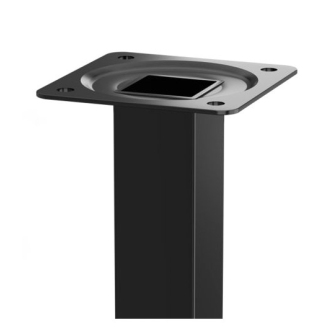 Nábytková nožička, výška 200mm, čierna mat 30389