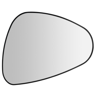 ELENA zrkadlo s LED podsvietením 20W, 68x96cm, čierna mat 30574CI