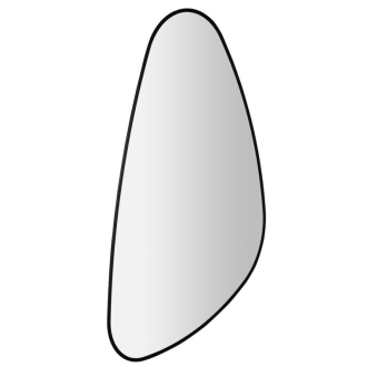 ELENA zrkadlo s LED podsvietením 20W, 68x96cm, čierna mat 30574CI