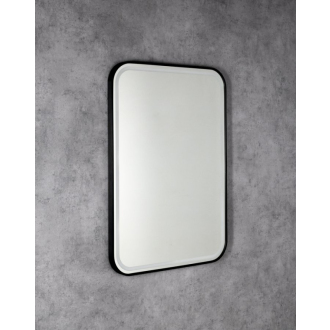 CETIS zrkadlo s LED osvetlením 60x80cm, čierna mat CT080