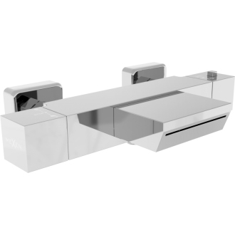 MEXEN CUBE vaňová batéria-termostatická, chróm 77360-00