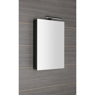 GRETA galerka s LED osvetlením, 50x70x14cm, čierna mat GR055-0035