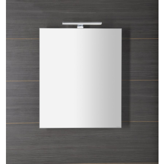 GRETA galerka s LED osvetlením, 60x70x14cm, biela mat GR060-0031