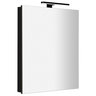 GRETA galerka s LED osvetlením, 60x70x14cm, čierna mat GR065-0035
