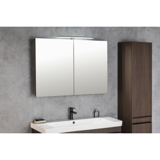 GRETA galerka s LED osvetlením, 81x70x14cm, čierna mat GR085-0035