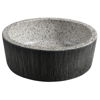 PRIORI keramické umývadlo na dosku, ? 41 cm, granit PI035