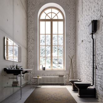 WALDORF bidet stojaci 37x65cm, čierna mat 4120K7
