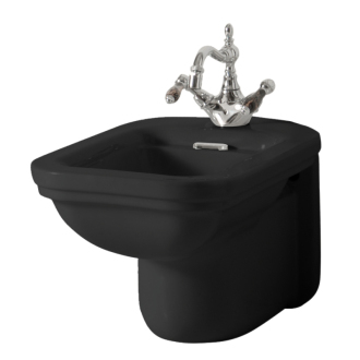 WALDORF bidet závesný 37x55cm, čierna mat 4125K7
