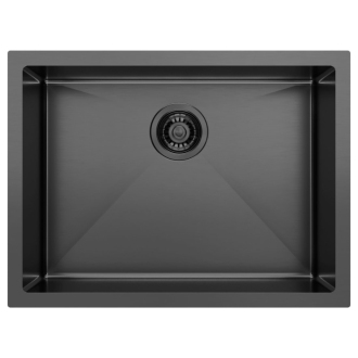 ZENITH nerezový drez 60x45cm, antracit ZN6045B