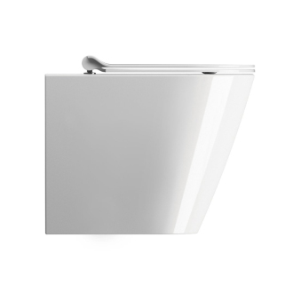 KUBE X WC misa stojaca, Swirlflush, 36x55cm, spodný/zadný odpad, biela ExtraGlaze 941011