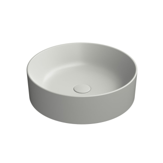 KUBE X keramické umývadlo na dosku, priemer 45cm, cenere mat 942717