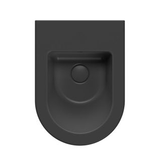 KUBE X bidet závesný 36x50cm, čierna mat 9464126