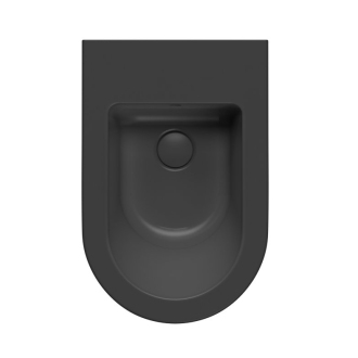KUBE X bidet závesný 36x55cm, čierna mat 9465126