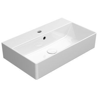 KUBE X keramické umývadlo 60x37cm, brúsená spodná hrana, biela ExtraGlaze 94549111