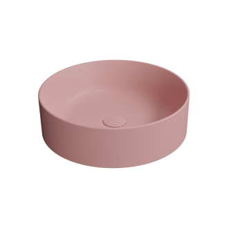 KUBE X keramické umývadlo na dosku, priemer 45cm, blush mat 942724
