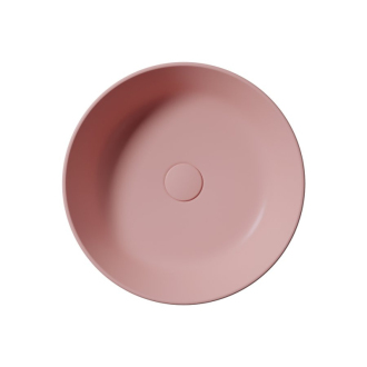 KUBE X keramické umývadlo na dosku, priemer 45cm, blush mat 942724