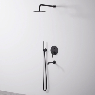 Rea Vanový a sprchový set s výlevkou Lungo Black REA-P4112