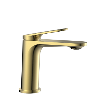 Umývadlová batéria REA Marco - brúsené zlato, nízka