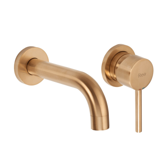 Podomietková umývadlová batéria REA LUNGO Cooper Brush + BOX