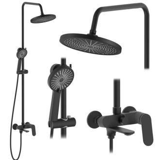 Rea Marco sprchový set, čierna REA-P8545