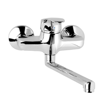 Mereo Sonáta drezová batéria nástenná 100 mm s ramienkom plochým rovným 160 mm M-CB302A02N