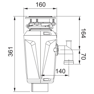 Franke drvič Slim 50 134.0715.098