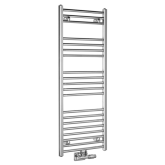 ALYA vykurovacie teleso rovné 400x1188mm, stredové pripojenie, chróm LLS308
