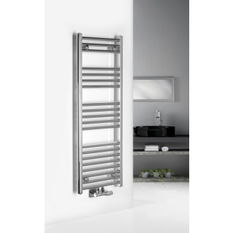 ALYA vykurovacie teleso rovné 400x1188mm, stredové pripojenie, chróm LLS308