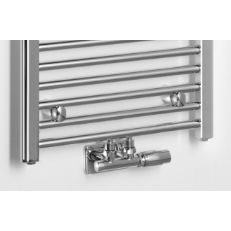 ALYA vykurovacie teleso rovné 400x1600mm, stredové pripojenie, chróm LLS309