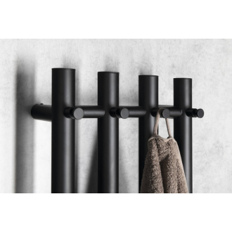 PAPINADO elektrický sušiak uterákov 263x1200mm, 85W, čierna mat ER350