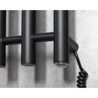 PAPINADO elektrický sušiak uterákov 263x1200mm, 85W, čierna mat ER350