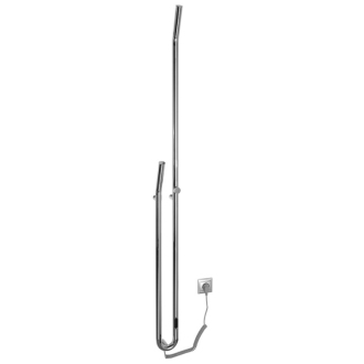 DUOPASSO elektrický sušiak uterákov s časovačom 122x1700mm, 45 W, chróm ER730