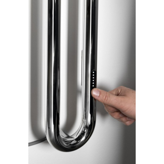 DUOPASSO elektrický sušiak uterákov s časovačom 122x1700mm, 45 W, chróm ER730