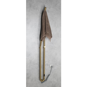 DUOPASSO elektrický sušiak uterákov s časovačom, 122x1700mm, 45 W, zlato mat ER830