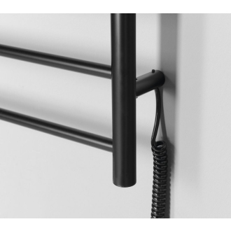 REDONDO elektrický sušiak uterákov, okrúhly, 630x1160 mm, 130 W, čierna ER230BV