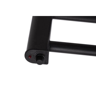 CERANO Elektrický sušiak uterákov Domenico čierna matná 1160x550 mm LIV-ER-11-55