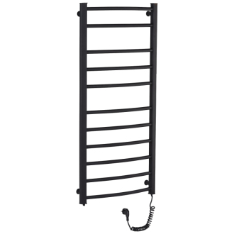 CERANO Elektrický sušiak uterákov Luca čierna matná 1160x550 mm LIV-EG-11-55