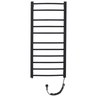 CERANO Elektrický sušiak uterákov Luca čierna matná 1160x550 mm LIV-EG-11-55