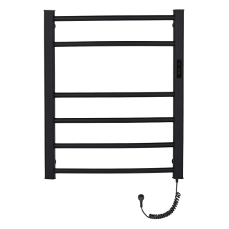 CERANO Elektrický sušiak uterákov Luca, s displejom čierna matná 660x550 mm LIV-EG-6-55