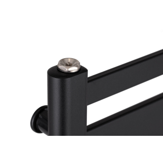 CERANO Vykurovacie teleso Enrico kombinované 559W čierna matná 1210x550 mm LIV-WB-16-55