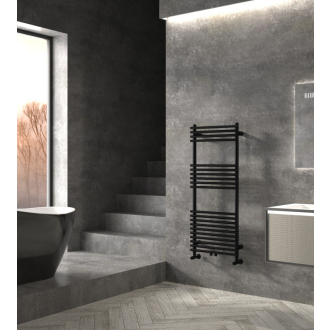 CERANO Vykurovacie teleso Luigi kombinovaný D5 545W čierna matná 1200x500 mm CER-429694